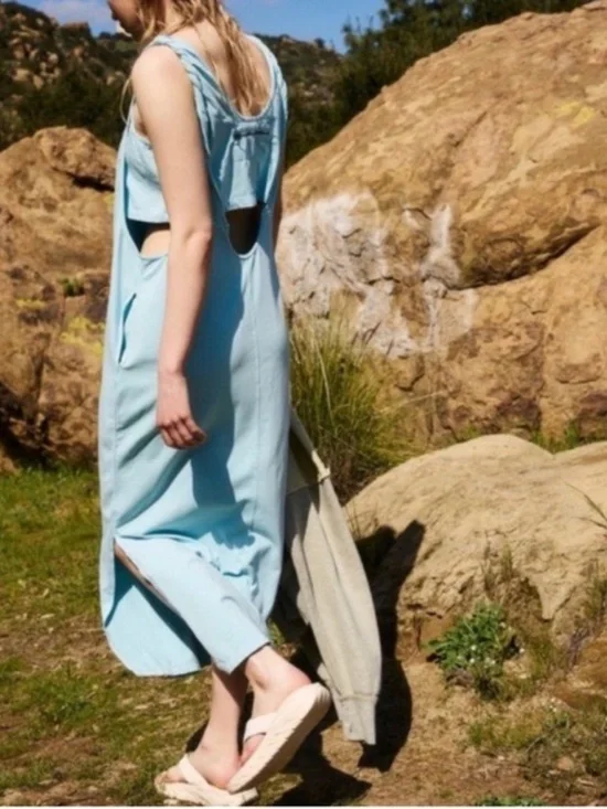 FP Movement Free People Hot Shot Twist Back Maxi Dress - Picture 3 of 8